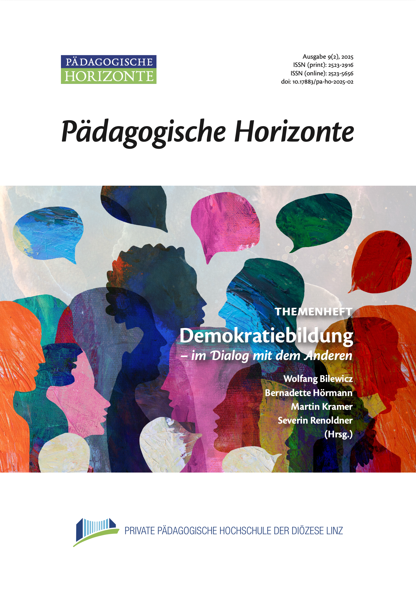 					Ansehen Bd. 9 Nr. 2 (2025): Demokratiebildung – im Dialog mit dem Anderen
				