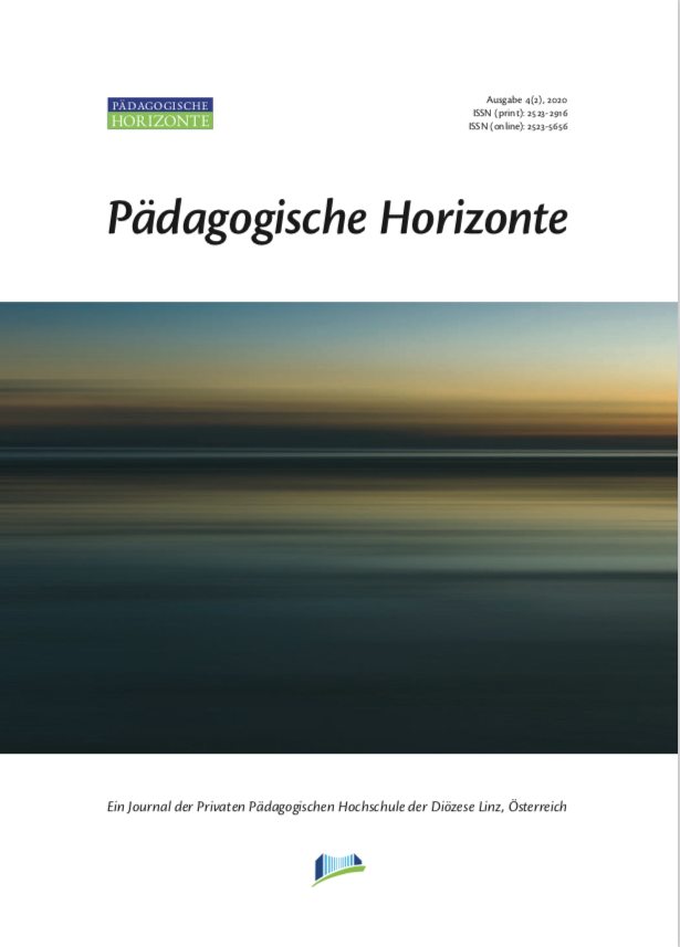 					Ansehen Bd. 4 Nr. 2 (2020): Pädagogische Horizonte 4(2), 2020
				